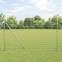VidaXL Euro hek 1,5 x 10 m pvc-gecoat ijzer - thumbnail