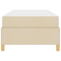 Boxspring bed Anders Wit en Crème 90 x 190 cm Stof - thumbnail