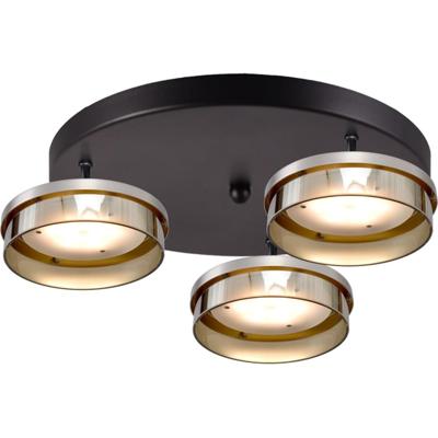 Masterlight PlafondlampImperia 3-lichts zwart met nikkel - 5042-05-37-02-35-3