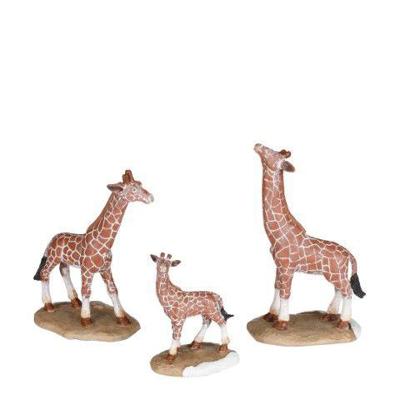 Giraffe family 3 stuks l9,5xb4,5xh13cm Kerst Luville - Luville