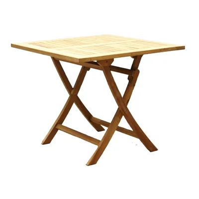 Tuintafel Milton teak vierkant - 90x90x76 cm