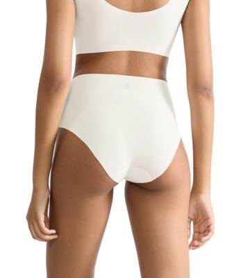 Zero Feel taille slip dames 2.0 - High waist - Hoge naadloze dames onderbroek - Katoenen kruisje - Schijnt niet door - Zwart - Huidskleur - Donkerblauw