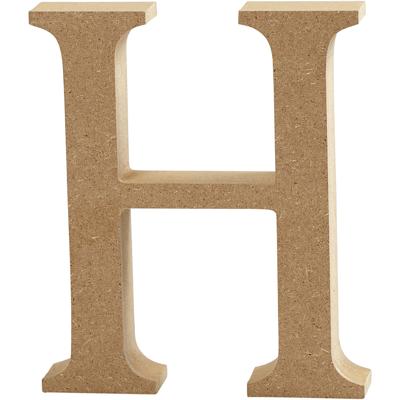 Creativ Company Letter, h, h: 8 cm, dikte 1,5 cm, 1 stuk