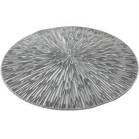Basic Ronde placemat 38 cm zilver - thumbnail