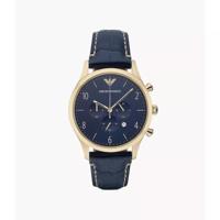 Emporio Armani heren horloge blauwe wijzerplaat AR1862 - thumbnail