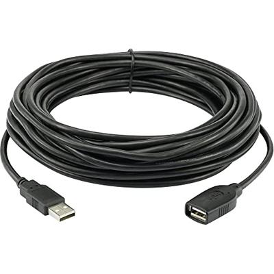 Renkforce RF-4096104 USB-kabel USB 2.0 USB-A stekker, USB-A bus 10.00 m Zwart Vergulde steekcontacten Renkforce RF-4096104 USB-kabel USB 2.0 USB-A stekker, USB-A bus 10.00 m Zwart Vergulde steekcontacten