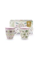 Pip Studio Lily & Lotus Set/2 Mokken XL Lila 450ml - thumbnail