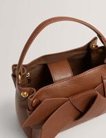 Ted Baker Ssansa Knot Bow Mini Top Handle Bag -Tan - thumbnail