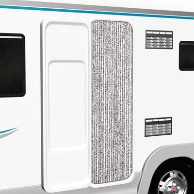 Vliegengordijn 56x200 cm chenille bruin en beige