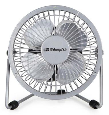 Mini Ventilator met USB voor Computer Orbegozo PW 1025 Grijs