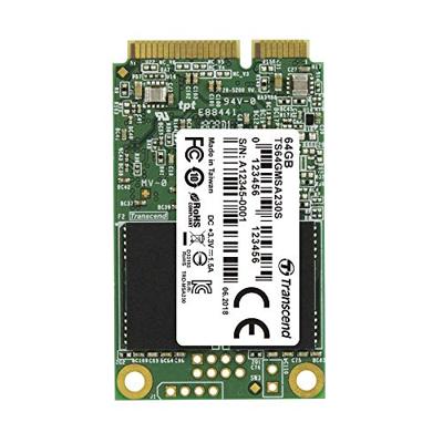 Transcend MSA230S mSATA SSD harde schijf 64 GB mSATA Transcend MSA230S mSATA SSD harde schijf 64 GB mSATA