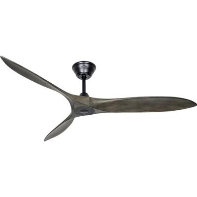 CasaFan ECO AIRSCREW 152 MS-GW Plafondventilator 28 W (Ø x h) 1520 mm x 275 mm Zwart (mat) Met afstandsbediening, Met wintermodus CasaFan ECO AIRSCREW 152 MS-GW Plafondventilator 28 W (Ø x h) 1520 mm x 275 mm Zwart (mat) Met afstandsbediening, Met wintermodus