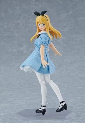 Original Character Figma Action Figure Female Body (Alice) with Dress and Apron Outfit 13 cm