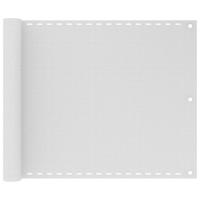 VidaXL Balkonscherm hdpe 75x400 cm wit - thumbnail