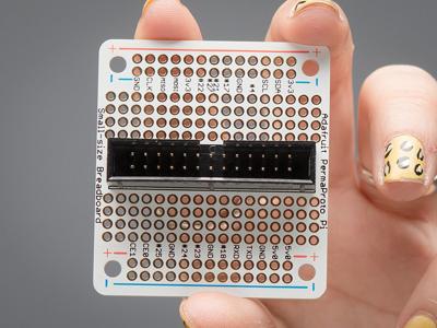 Adafruit Small Size Perma-Proto Raspberry Pi Breadboard PCB Kit