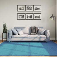 Vloerkleed OVIEDO laagpolig 200x200 cm turquoise - thumbnail