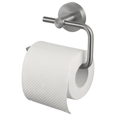 Haceka Kosmos Toiletrolhouder - zonder klep - geborsteld RVS 1208602