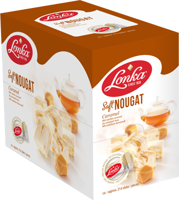 Lonka - Soft Nougat Caramel (individueel verpakt) - 214 stuks