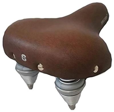 Selle Comfort comfort zadel retro m zonder strop memory foam bruin