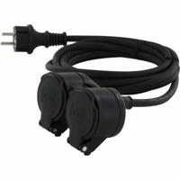 HO5RR-F 3 x1,5 mm2- IP44 Dual-Head Hole Extension- 10m- - thumbnail