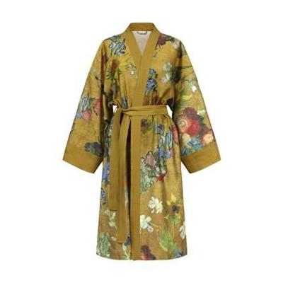 Beddinghouse Beddinghouse x Van Gogh Museum Partout des Fleurs Kimono - Gold L/XL