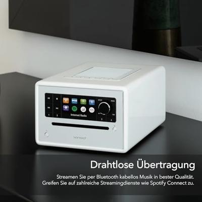 Sonoro Elite 2025 Internet Radio met CD-Speler - Hoogglans wit