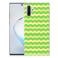 Samsung Galaxy Note 10 Plus | TPU bumper | Waves Green - thumbnail