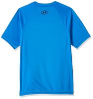 Kinder-T-Shirt met Korte Mouwen Under Armour Tech Hybrid Blauw - Maat: S - thumbnail