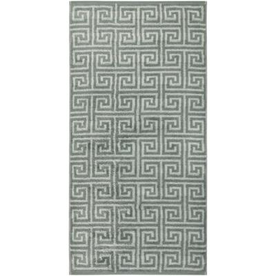 Cawö Cawo Noblesse Elegance Allover print Washandje 16/22 nordic green