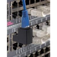 Renkforce RJ45 Netwerk Adapter CAT 5e [1x RJ45-stekker - 1x RJ45-bus] 0.00 m Zwart - thumbnail