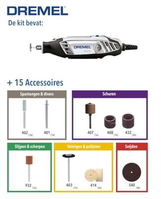Dremel DREMEL® 3000 (3000-15) | 130w - F0133000JA - thumbnail