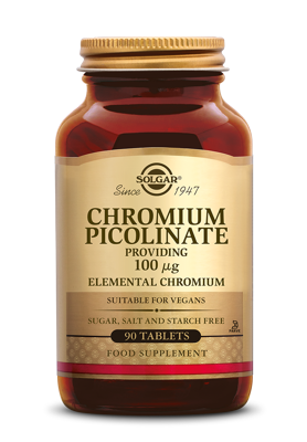 Solgar Chromium (Chroom) Picolinate 100 mcg Tabletten