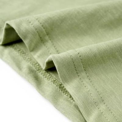 Kindershirt 116 lichtkakikleurig