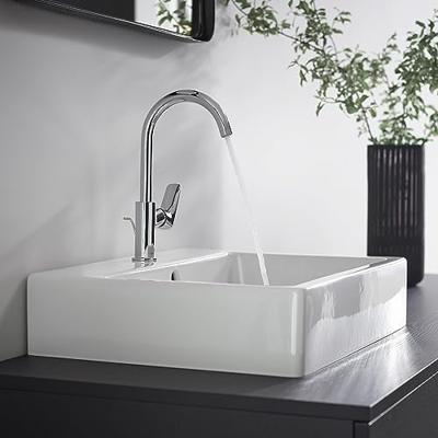Hansgrohe Logis wastafelkraan 210 met draaibare uitloop met waste Chroom