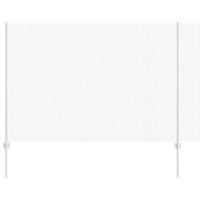 VidaXL Hek met paal zilver 1,6 x 10 m staal - thumbnail