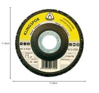 Klingspor Grofreinigingsschijf | d.115xmm gat 22,23 mm | 5 stuks - 259043 259043 - thumbnail