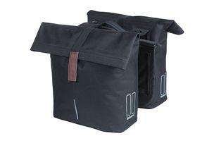 BASIL Dubbele fietstas city mik 28-32 liter - zwart BASIL Dubbele fietstas city mik 28-32 liter - zwart