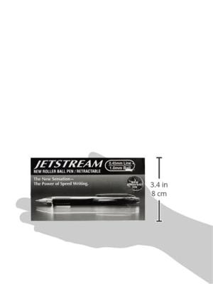 Boligrafo de tinta líquida Uni-Ball Jetstream Zwart 1 mm (12 Onderdelen)