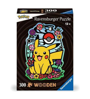 Ravensburger houten legpuzzel pokémon pikachu, 300st. Ravensburger houten legpuzzel pokémon pikachu, 300st.