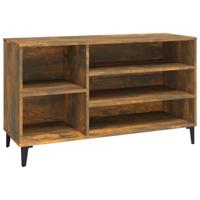 VidaXL Schoenenkast 102x36x60 cm bewerkt hout gerookt eikenkleurig - thumbnail