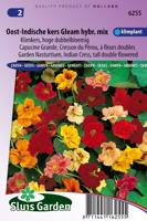 Tropaeolum zaden Gleam Hybrids Oost-Indische kers - thumbnail