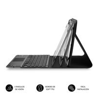 SUBBLIM FUNDA Con TECLADO KEYTAB PRO Bluetooth TOUCHPAD Zwart voor Tablet 10.1'/25.6CM BATERÍA 420MAH COMP. Windows/Android/IOS/ - thumbnail