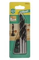 Wolfcraft Deuvelboren | Centerpunt + D-stop | Ø6, 8, 10mm | 3 stuks - 2730000 - thumbnail