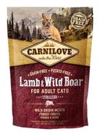 Carnilove Carnilove Lamb & Jabali Adult Gesteriliseerd Kattenvoer, 400 g, Verpakking van 13 x 30,77 g, Totaal: 400 g - thumbnail