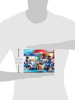 PLAYMOBIL 6878 Politieblokkade, Stadsactie, Bevat een politieblokkade met politiehond en diverse accessoires, voor kinderen vanaf 4 jaar. - thumbnail