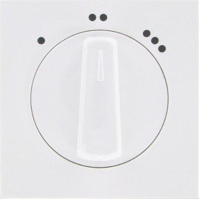 Enzo Kopp hk07 pure mat wit afdekplaat+knop 3-standen schakelaar - 4624080