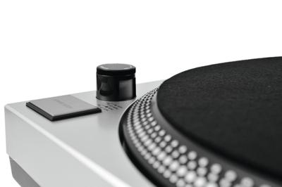Omnitronic BD-1380 USB-platenspeler Belt drive Zilver