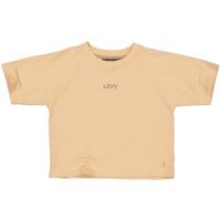 LEVV Meisjes t-shirt - Katie - Zacht geel - thumbnail