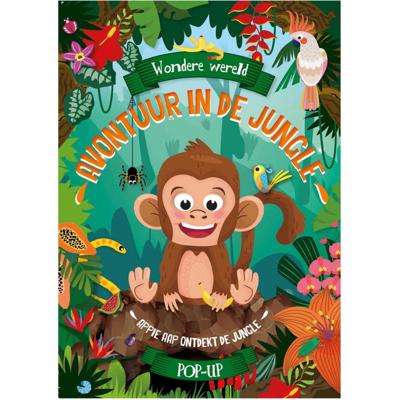 Lantaarn Publishers Wondere wereld pop-up boek - avontuur in de jungle