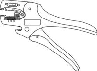 Gedore 8146 1830805 Striptang 0.02 tot 10 mm² - thumbnail